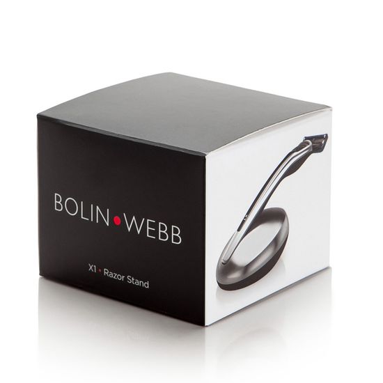 Подставка для бритвы Bolin Webb X1, серебристая (витринный образец)