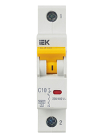 KARAT Автоматический выключатель ВА47-60M 1P C 10А 6кА IEK
