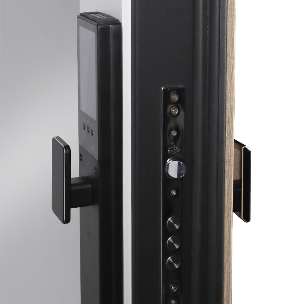 Стальная дверь «Конструктор» с зеркалом