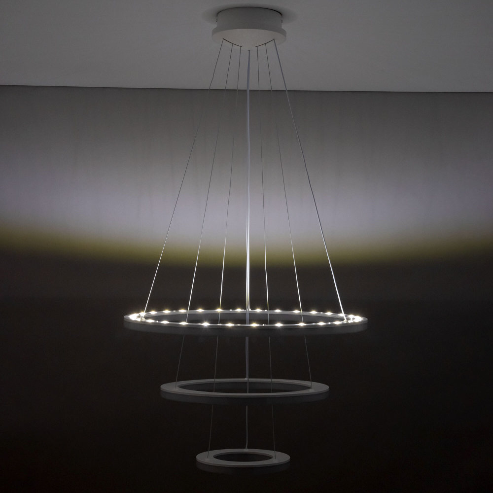 Citilux Электрон Смарт CL710A104S Умная люстра подвесная Белая