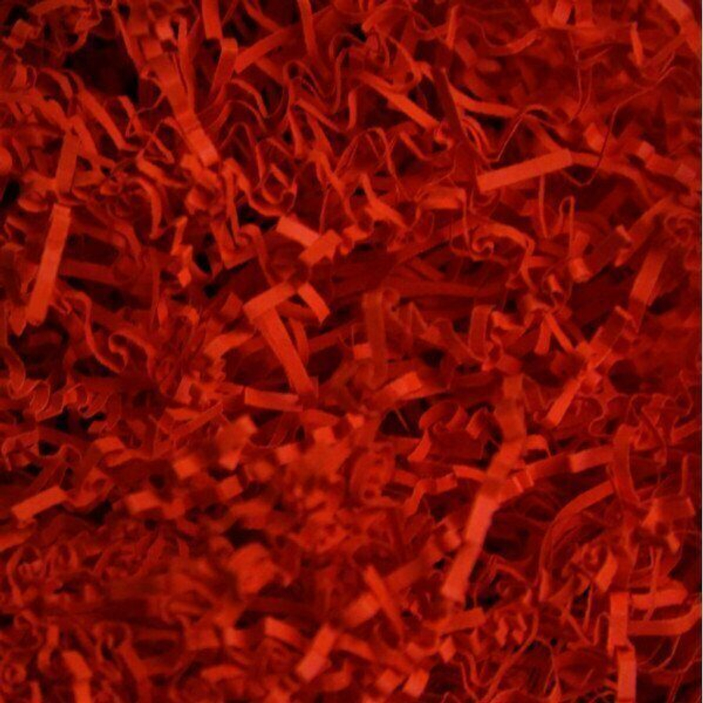 Бумажный наполнитель Кораллово-красный, арт.030, 1 кг, 2 гр