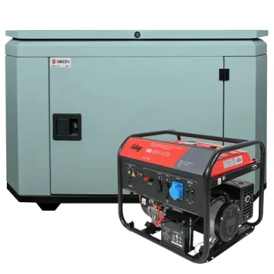 Бензиновый генератор FUBAG BS 9000 A ES с кожухом Geon 1200 RAL 7031