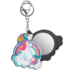 MR-165 Брелок с зеркальцем «Радужный единорог» Mark Rita