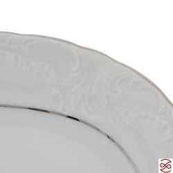 Блюдо овальное Repast Rococo с платин.полос.29 см