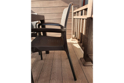 Комплект мебели Tweet BALI Set, коричневый