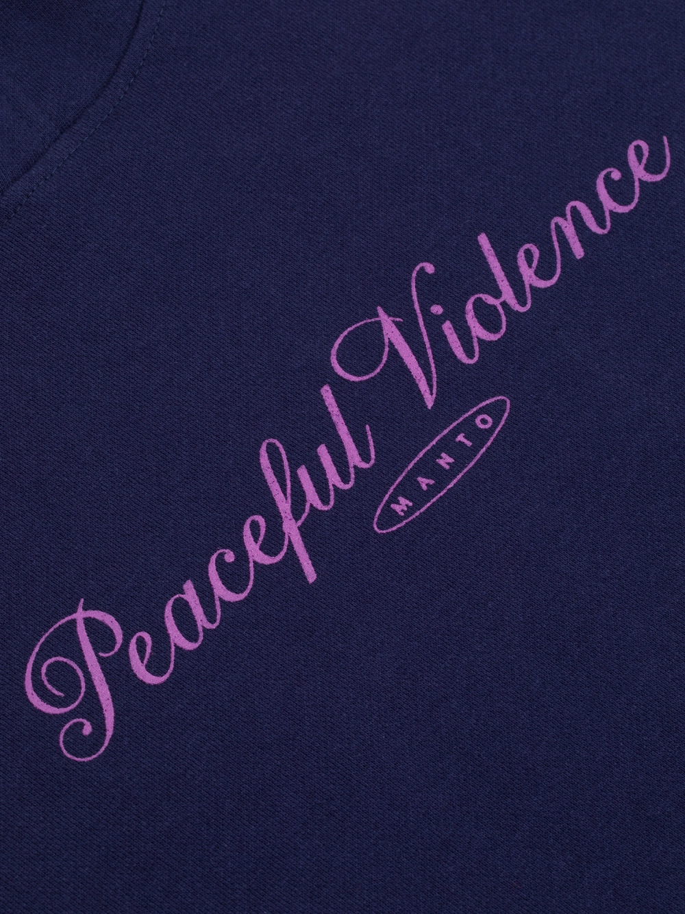Худи MANTO PEACEFUL VIOLENCE темно-синее