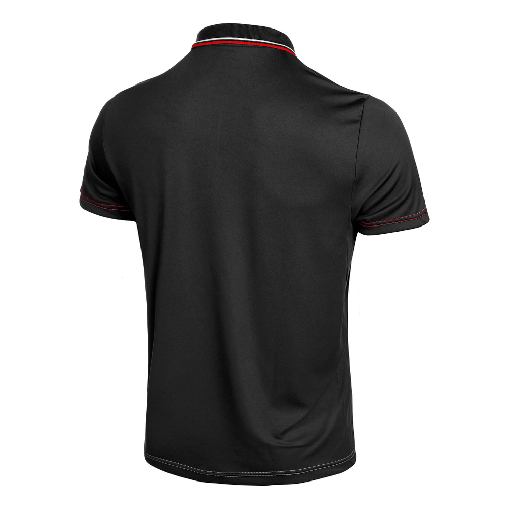 Мужское теннисное поло Australian Serve In Ace Polo Men - Black, Multicoloured