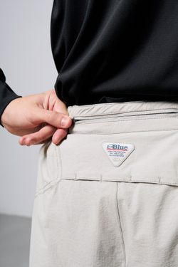 Брюки Nothomme Blue Pants Outdoor Water-Repellent "Moon White Gray"