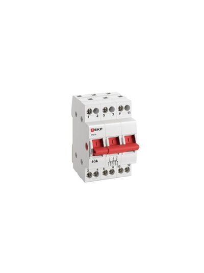 Переключатель трехпозиционный ТПС-63 3P 63А PROxima EKF TPS363