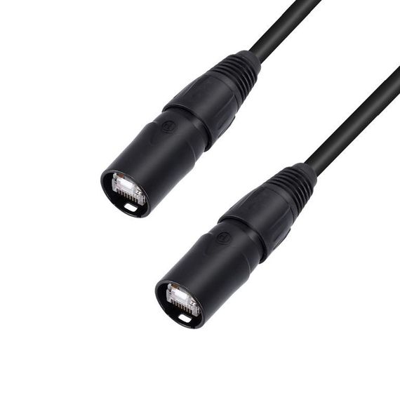 Adam Hall K5 CAT6 0100 - патчкорд витая пара CAT6a (S/FTP), Neutrik EtherCON, RJ45 - RJ45, 4 x 2 x 0