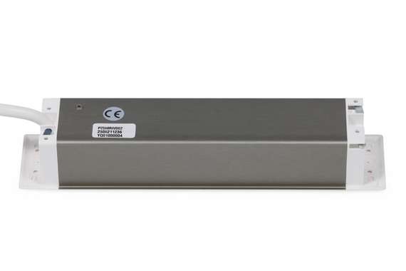 Блок розеток встраиваемый в стол (3 розетки, USB-A, USB-C) G4103T-2AC.N Серебро/Белый 257*60*4