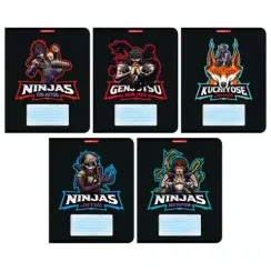 Dəftər \ Тетрадь  24 листа А5 клетка Ниндзя