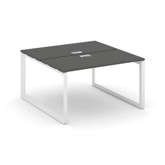 Style Project Рабочая станция двухсторонняя SN-59O.DRS-001 Антрацит/Металл Белый/Белый Заглушка 980*