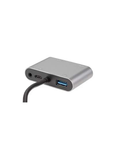 USB-хаб (концентратор) Aopen/Qust Кабель ACU4511 Адаптер USB Type-Cm-->VGA, HDMI 4k*30Hz, USB3.0, PD, Audio, iOpen (Aopen/Qust)[4895182217928]