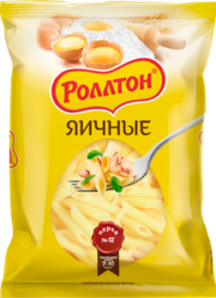 Макаронные изделия Роллтон 400г яичные перья