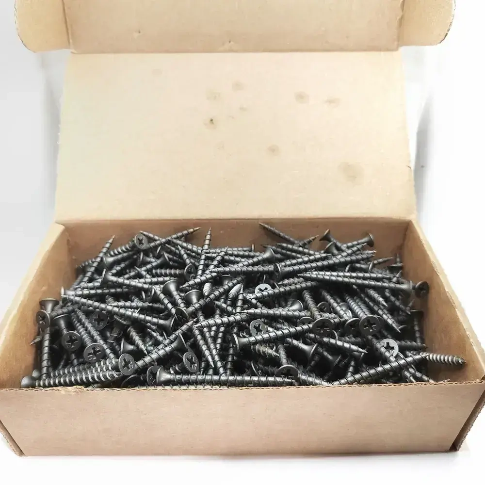 Саморезы по дереву черные 3.5х51 черный 5кг