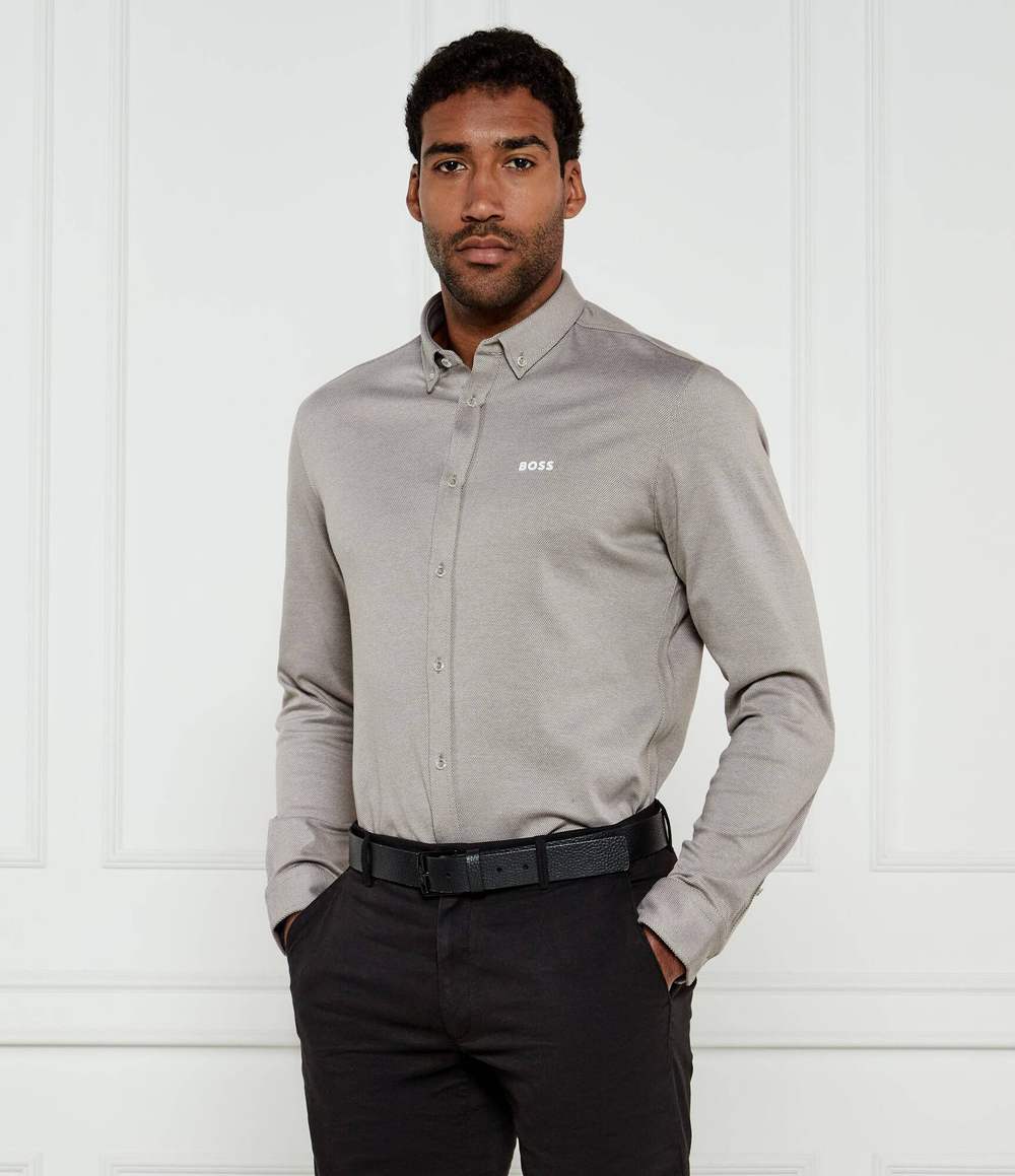 Рубашка B_MOTION_L BOSS GREEN - серый(50533163)