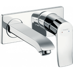 Смеситель hansgrohe Metris для раковины настенный, хром 31085000