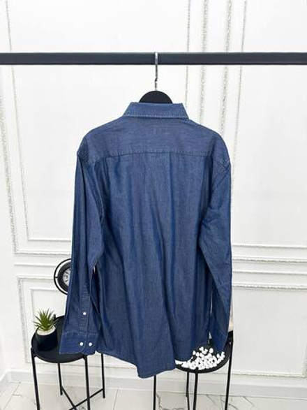 Рубашка Loro Piana синяя