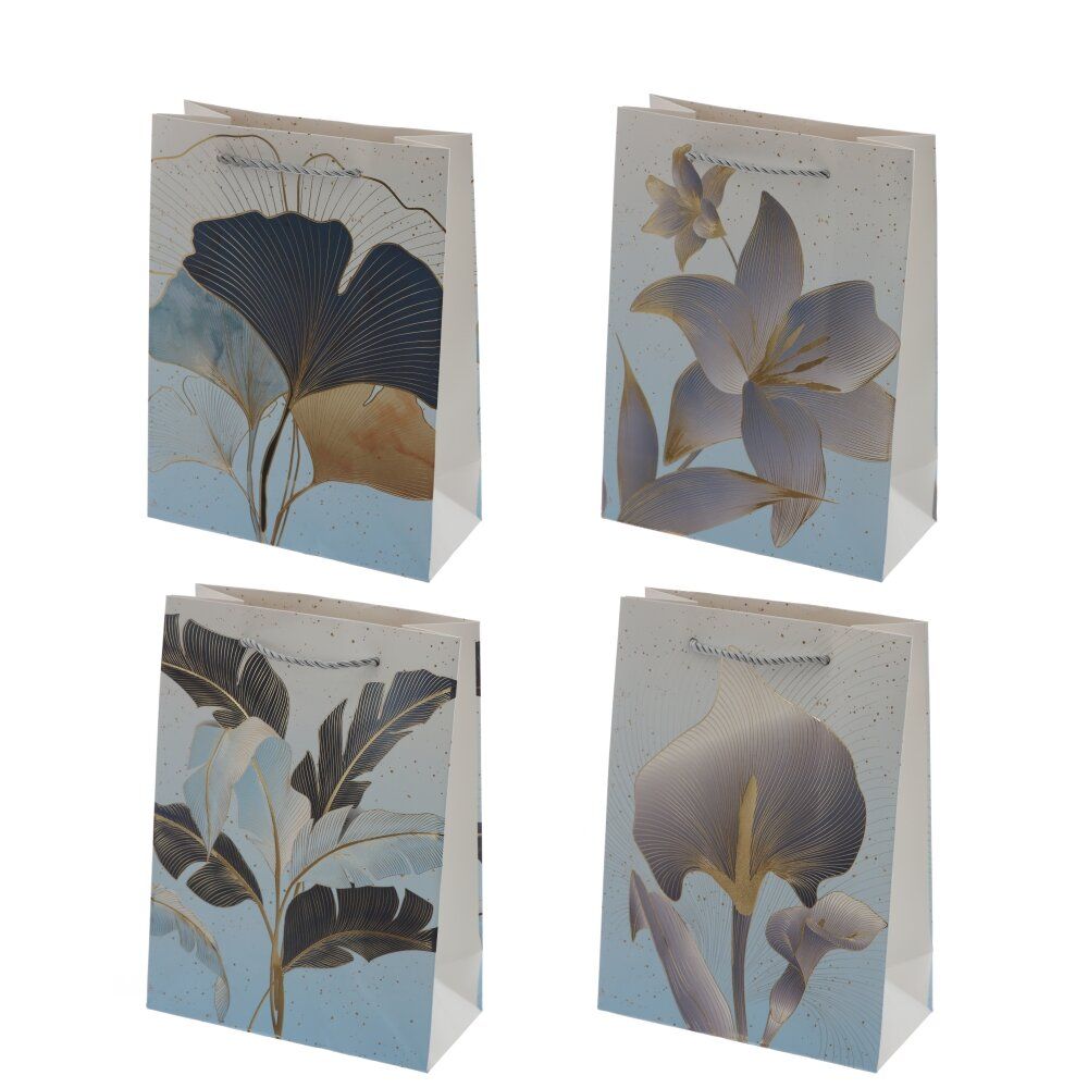 GAEM Пакет подарочный S (бумага 210г/м2, блок микс 12шт), L17,5 W8,5 H23,5 см, 4в.