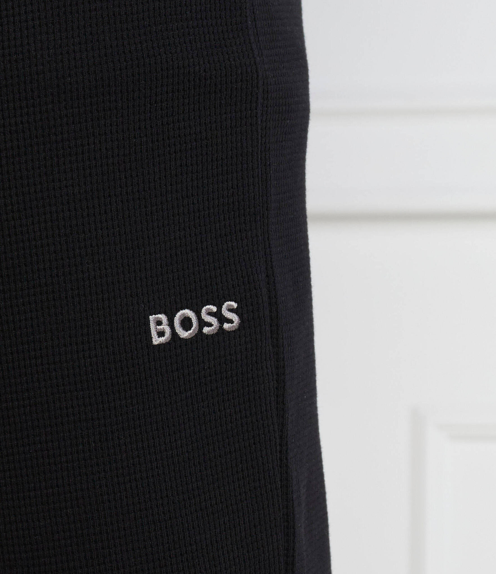 Пижамные брюки Waffle BOSS BLACK - черный(50479388)