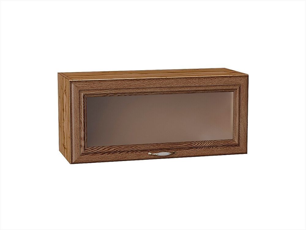 Шкаф верхний горизонтальный остекленный Шале