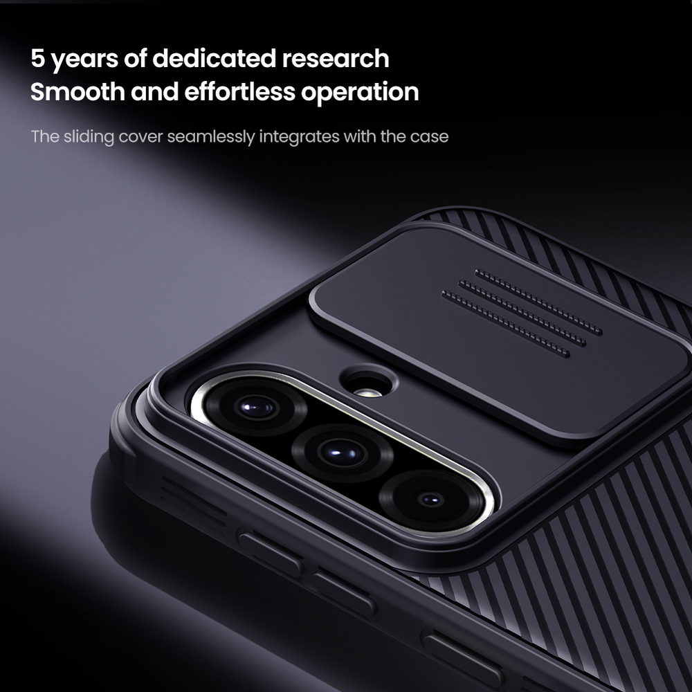 Усиленный защитный чехол с защитной шторкой для камеры от Nillkin на Samsung Galaxy A36 5G, серия CamShield Pro Case