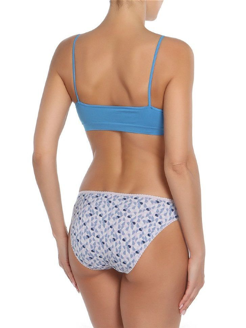 Набор из 3 розово-синих трусиков Alice (Размер: S) (Цвет: розовый с синим)