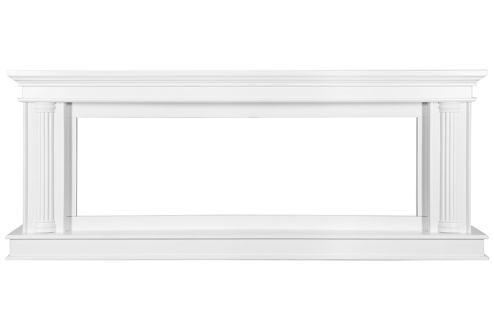 Каминокомплект Rome 60 - Белый с очагом Vision 60 LED