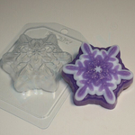 Форма пластиковая  Снежинка большая