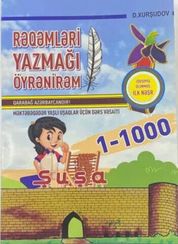 Rəqəmləri yazmağı öyrənirəm