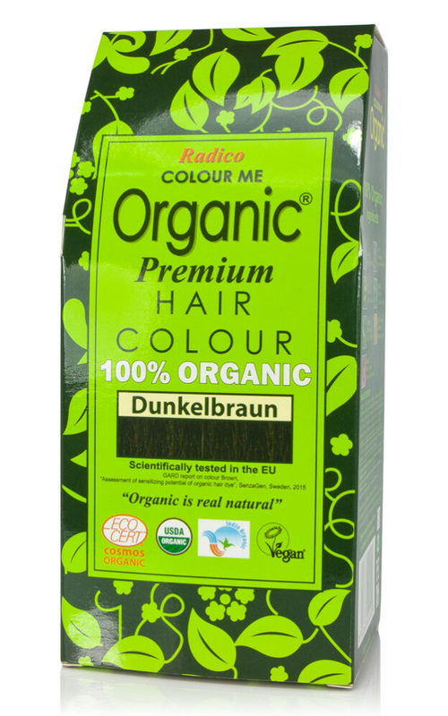 Краска для волос Radico Plant темно-коричневого цвета, 100 гр