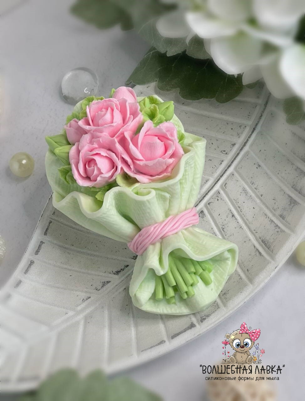 Силиконовая форма Букет роз