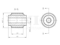 Сайлентблок задней цапфы UNIO RMP-20368