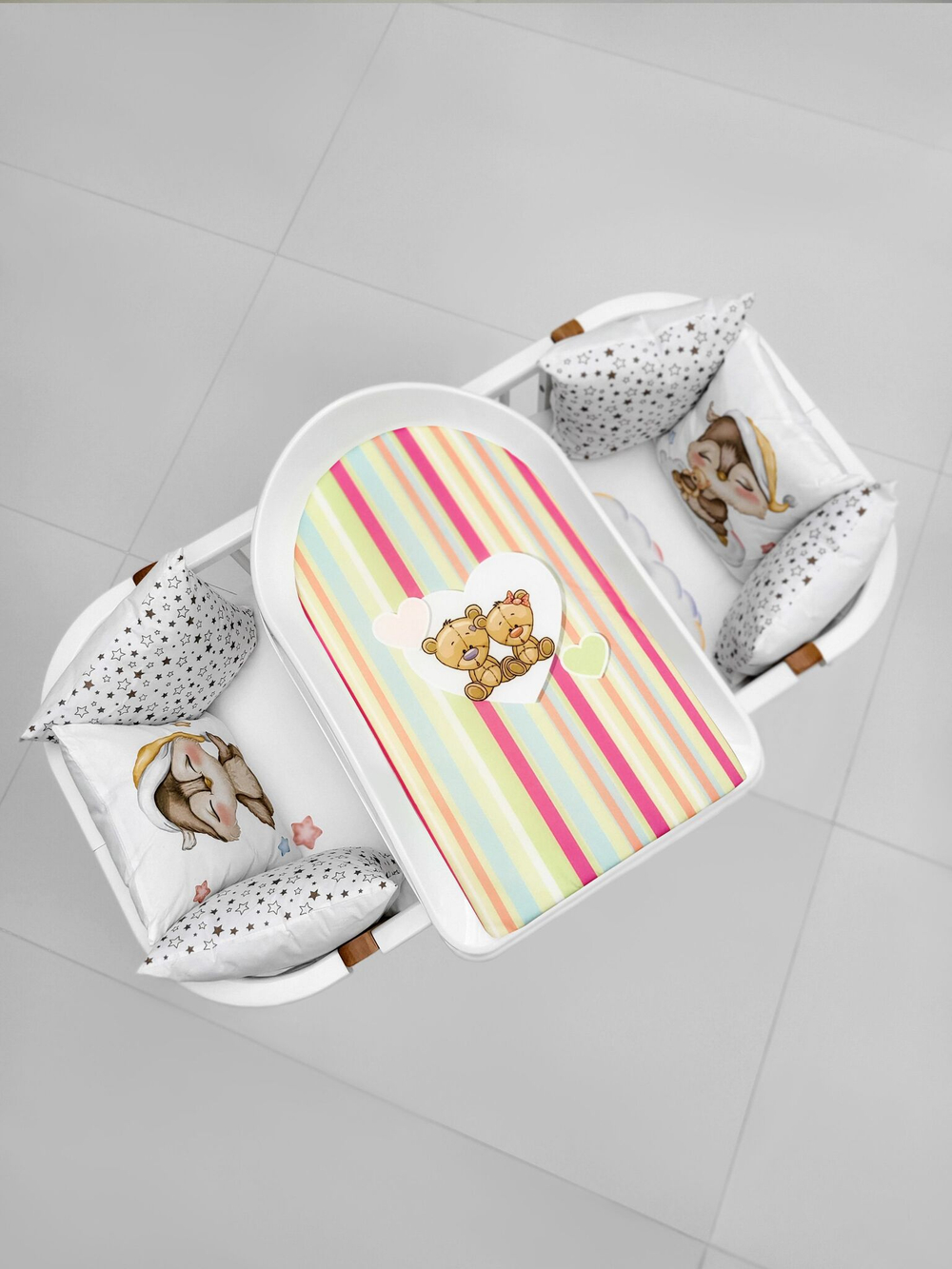 Доска для пеленания BUBO BABY "PRESTIGE" 80х53 см на пластиковой основе