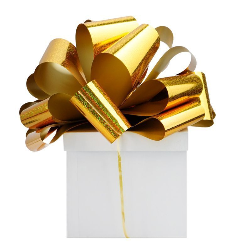 Бант-шар "Гигант" Голография, Золото