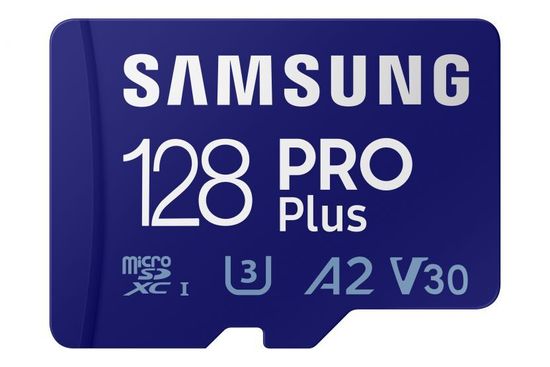 Карта памяти microSDXC UHS-I U3 Samsung Pro PLUS 128 ГБ