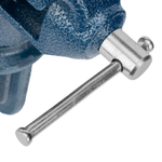 Тиски слесарные, настольные, поворотные, ширина рабочих губок 65 мм, наковальня Сибртех