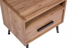 Тумба прикроватная с ящиком Nature 41, дуб табачный