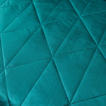 Велюровое покрывало в клетку с наволочками OVL045