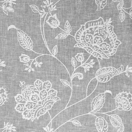 Тюль с вышивкой на нежном батисте Vistex арт. Fiore col. naturale (высота 300 см, Турция)