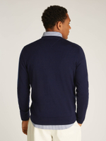 Шерстяной свитер Tommy Hilfiger - темно-синий(MW0MW36539)