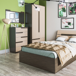 Комод высокий Гавана, Дуб молочный