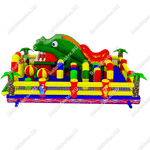 Надувной батут "Огненный ящер"