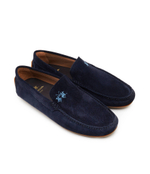 Кожаные мокасины La Martina - темно-синий(LFM241.091)