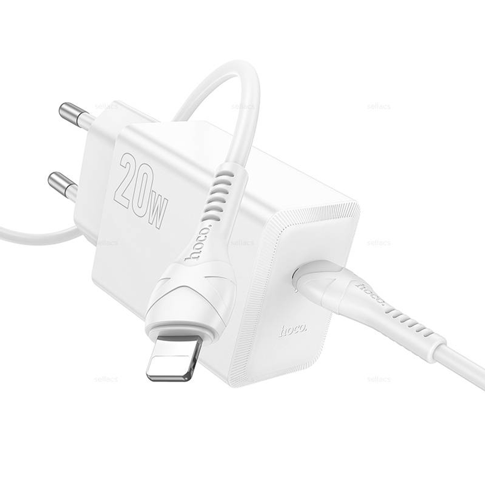 Зарядное устройство Hoco N68 PD20W для Lightning (white)