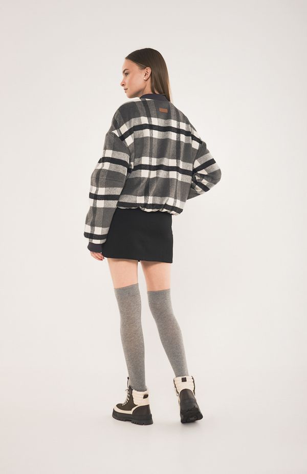 Бомбер двухсторонний AW020 Черный - фото 2