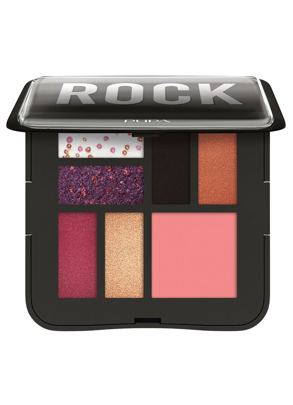 Pupa Палетка для макияжа лица Make-up Pallete S, тон №004, Rock, 8 гр
