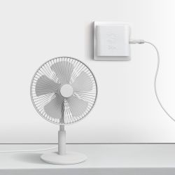 Разветвитель электрический ЭРА SP-4-W на 4 розетки без заземления 16А белый | Тройники