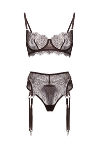 Пояс для чулок Classic шоколад